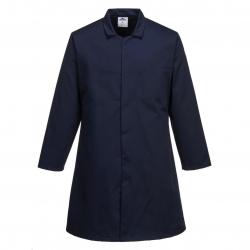Portwest 2202 Food Industry Mens 1 Pocket Coat Navy XXXL 2202NARXXXL