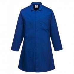 Portwest 2202 Food Industry Mens 1 Pocket Coat Royal Blue L 2202RBRL