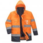 Portwest S162 Hi-Vis 3-in-1 Contrast Lite Jacket Orange/Navy L S162ONRL