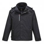 Portwest S553 Radial 3-in-1 Jacket Black 5XL S553BKR5XL