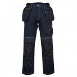 Portwest T602 PW3 Holster Work Trousers Navy/Black Short 30 T602NBS30