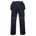 Portwest T602 PW3 Holster Work Trousers Navy/Black Short 30 T602NBS30