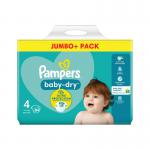 Pampers Baby Dry Taped Nappies Size 4 Jumbo (Pack of 168) C009390 PX03630
