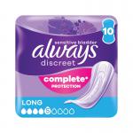Always Discreet Pads Long Pack of 10 74683 PX06598