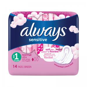 Always Sensitive Normal Ultra Sanitary Towel Pack of 8 71431 PX31597