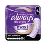 Always Discreet Pads Maxi Night Pack of 6 C005835 PX35196