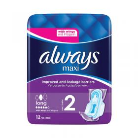 Always Sensitive Long Ultra Sanitary Pads With Wings (Pack of 8) C000102 PX53684