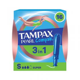 Tampax Compak Pearl Super x16 Applicator Tampons Pack of 8 C012301 PX53689