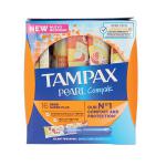 Tampax Compak Pearl Super Plus Applicator Tampons Boxed x16 (Pack of 4) C006297 PX53693