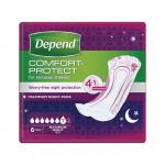 Depend Comfort Protect Maximum Night Pads Pack of 6 C011337 PX56162