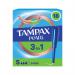 Tampax Pearl 3-in-1 Super Tampon x18 Pack of 4 75036 PX69793