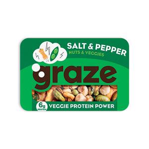 Image of Graze Salt Pepper Veggie Protein Power Punnet 28g Pack of 9 2627