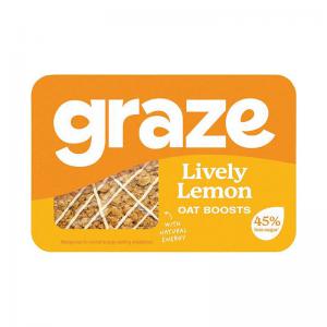 Graze Lively Lemon Flapjack Punnet Pack of 9 C002644 PX70025