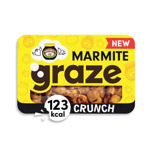 Image of Graze Marmite Crunch Punnet 28g Pack of 9 3232 PX70498