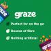 Graze Peanut Butter Oat Boosts Flapjack Snack 50g (Pack of 9) C009534 PX70551