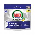Fairy Professional Platinum Auto Lemon Dish Washing Capsules x116 (Pack of 2) C010417 PX85946