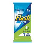 Flash Strong Weave Antibacterial Cleaning Wipes (Pack of 60) 5413149937185 PX93718