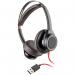 Poly Blackwire 7225 BW7225 Headset USB-C Corded Black WW 211145-01 PY16282