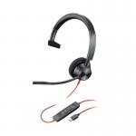 Poly Blackwire 3310 MS Teams Certified USB-C Headset Taa 8X216AA PY42901