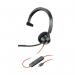 Poly Blackwire 3310 Monaural MS USB-CA Headset 8X216AA PY42901