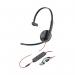 Poly Blackwire 3215 Monaural UC 3.5mm + USB-CA Headset 8X227AA PY42934