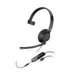 Poly Blackwire 5210 Monaural 3.5mm + USB-CA Headset 8X230AA PY42942