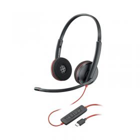 HP Poly Blackwire 3220 Stereo UC USB-CA Headset Bulk 8X228A6 PY43307