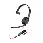 Poly Blackwire 5210 Monaural USB-A Headset 8X230A6 PY43309