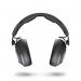 The photo shows the sleek and modern Poly Voyager Surround 80 UC wireless headset, certified for use with Microsoft Teams and equipped with a USB-C adapter. Its high-quality audio and comfortable design make it a top choice for professional communication.