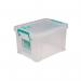 Storestack Storage Box Clear 1 Litre 180x110x90mm RB00814 RB00814