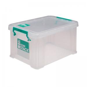 Photos - Clothes Drawer Organiser Clear StoreStack 1.7 Litre Storage Box W200xD130xH110mm  RB00815 