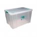 StoreStack 85 Litre Storage Box W660xD440xH390mm Clear RB11090 RB11090