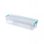 StoreStack 2.2 Litre Storage Box W370xD110xH80mm Clear RB75896 RB75896