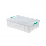 StoreStack 37 Litre Storage Box W680xD440xH170mm Clear RB75899 RB75899