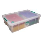 StoreStack 37 Litre Storage Box W680xD440xH170mm Clear RB75899 RB75899
