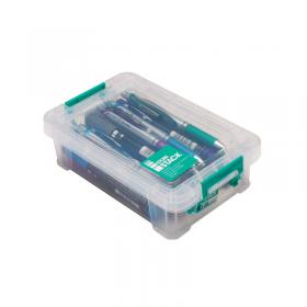 StoreStack 0.8 Litre Storage Box W200xD125xH50mm Clear RB90118 RB90118