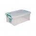 StoreStack 10 Litre Storage Box W400xD255xH150mm Clear RB90123 RB90123