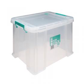 StoreStack 36 Litre Storage Box 480x380x320mm Clear RB90124 RB90124
