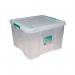 StoreStack 48 Litre Storage Box W490xD440xH320mm Clear RB90125 RB90125