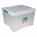 StoreStack 48 Litre Storage Box W490xD440xH320mm Clear RB90125 RB90125