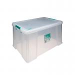 StoreStack 70 Litre Storage Box W660xD450xH320mm Clear RB90126 RB90126