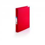 Initiative Polypropylene Coated Board 2 Ring Binder 25mm Capacity A4 Red