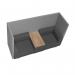 ROCADA BE SOFT Double Booth and Table - Grey 1805-4-1
