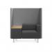 ROCADA BE SOFT Individual Booth and Table - Grey 1806-4-1