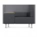 ROCADA BE SOFT Individual Booth and Table - Grey 1806-4-1