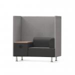 ROCADA BE SOFT Individual Booth and Table - Grey 1806-4-1