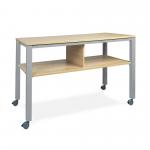 ROCADA SET Executive Table with Lower Shelf 160x80cm - Beech 2008AD01
