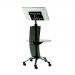 ROCADA VISUALLINE Mobile Lectern and Speaker Stand (Height Adjustable) - Chrome 3070