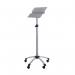 ROCADA VISUALLINE Mobile Lectern and Speaker Stand Height Adjustable - Grey 3080