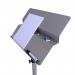 ROCADA VISUALLINE Mobile Lectern and Speaker Stand Height Adjustable - Grey 3080
